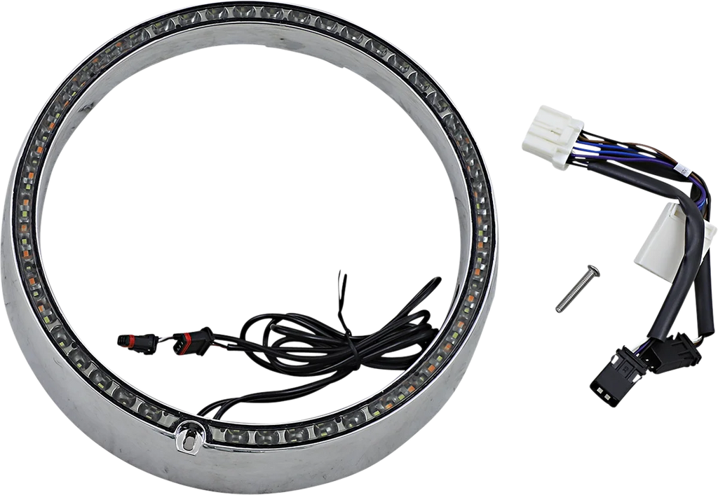 Custom Dynamics Sequential Trim Ring - Chrome PB-7TR-SEQ-3C - Main Product View