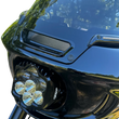 Load image into Gallery viewer, Custom Dynamics Shark Demon® 2 Headlight - Low Rider ST SD2-LRST-W - Back View