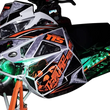 Load image into Gallery viewer, Custom Dynamics Snowmobile LED Running Board Kit MWZ-OR-SNOW-01 - Side View