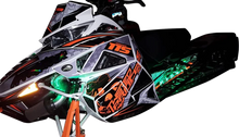 Load image into Gallery viewer, Custom Dynamics Snowmobile LED Running Board Kit MWZ-OR-SNOW-01 - Side View