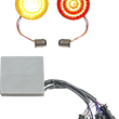 Load image into Gallery viewer, Custom Dynamics Solid Amber Turn, Red Run/Brake w/ Brake Strobe for M8 Sportster CD-STS-RSGST - Main Product View