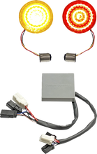 Load image into Gallery viewer, Custom Dynamics Solid Amber Turn, Red Run/Brake w/ Brake Strobe for Sportster CD-STS-BCMXL - Main Product View