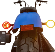 Load image into Gallery viewer, Custom Dynamics Solid Amber Turn, Red Run/Brake w/ Brake Strobe for Sportster CD-STS-BCMXL - Back View