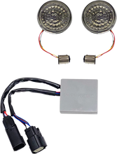 Load image into Gallery viewer, Custom Dynamics Solid Amber Turn, Red Run/Brake w/ Brake Strobe for Touring CD-STS-AR-57 - Side View