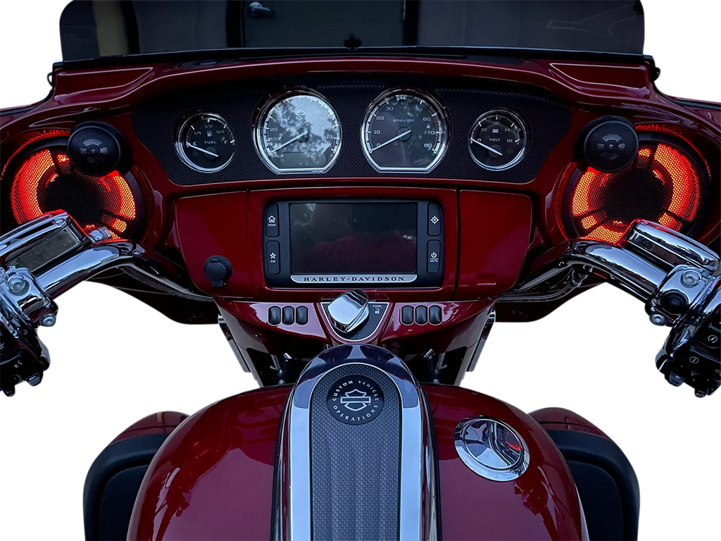 Custom Dynamics Speaker Light - Lower Fairing - Tour-Pak PG-SPEAKER-R-1 - Side View