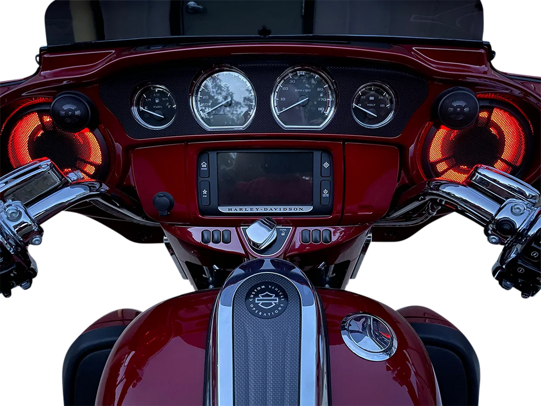 Custom Dynamics Speaker Light - Upper Fairing PG-SPEAKER-F-1 - Side View