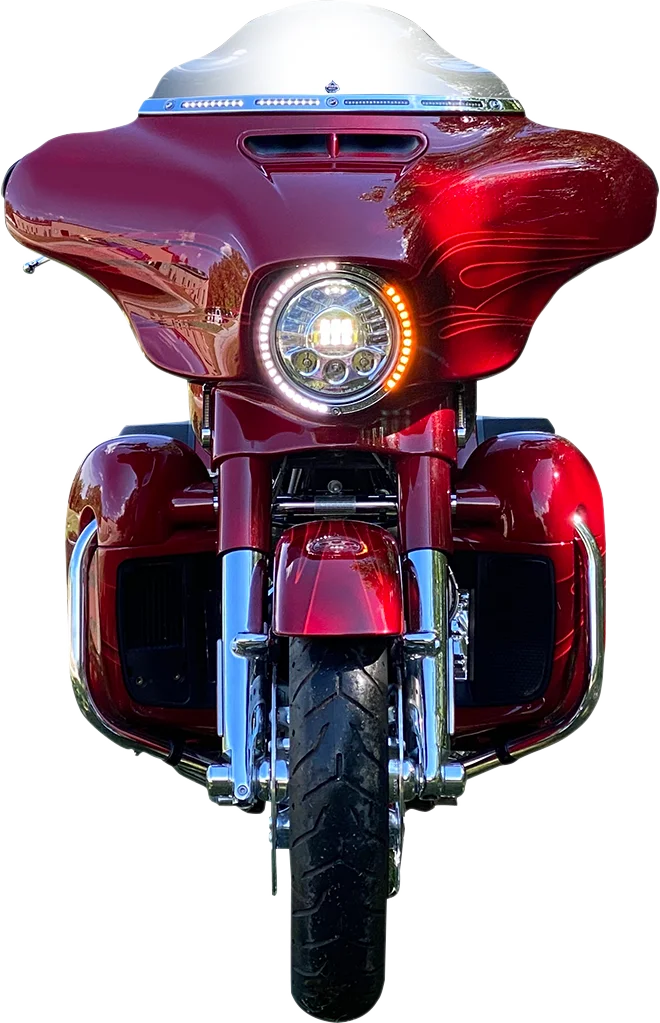 Custom Dynamics Standard Trim Ring - Chrome PB-7TR-AW-2C - Side View
