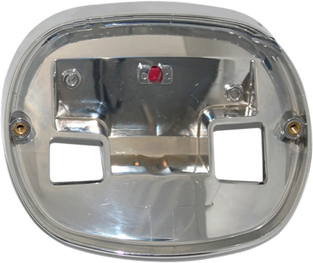 Custom Dynamics Taillight Base Plate - Black TL-BASEPLATE-B - Side View
