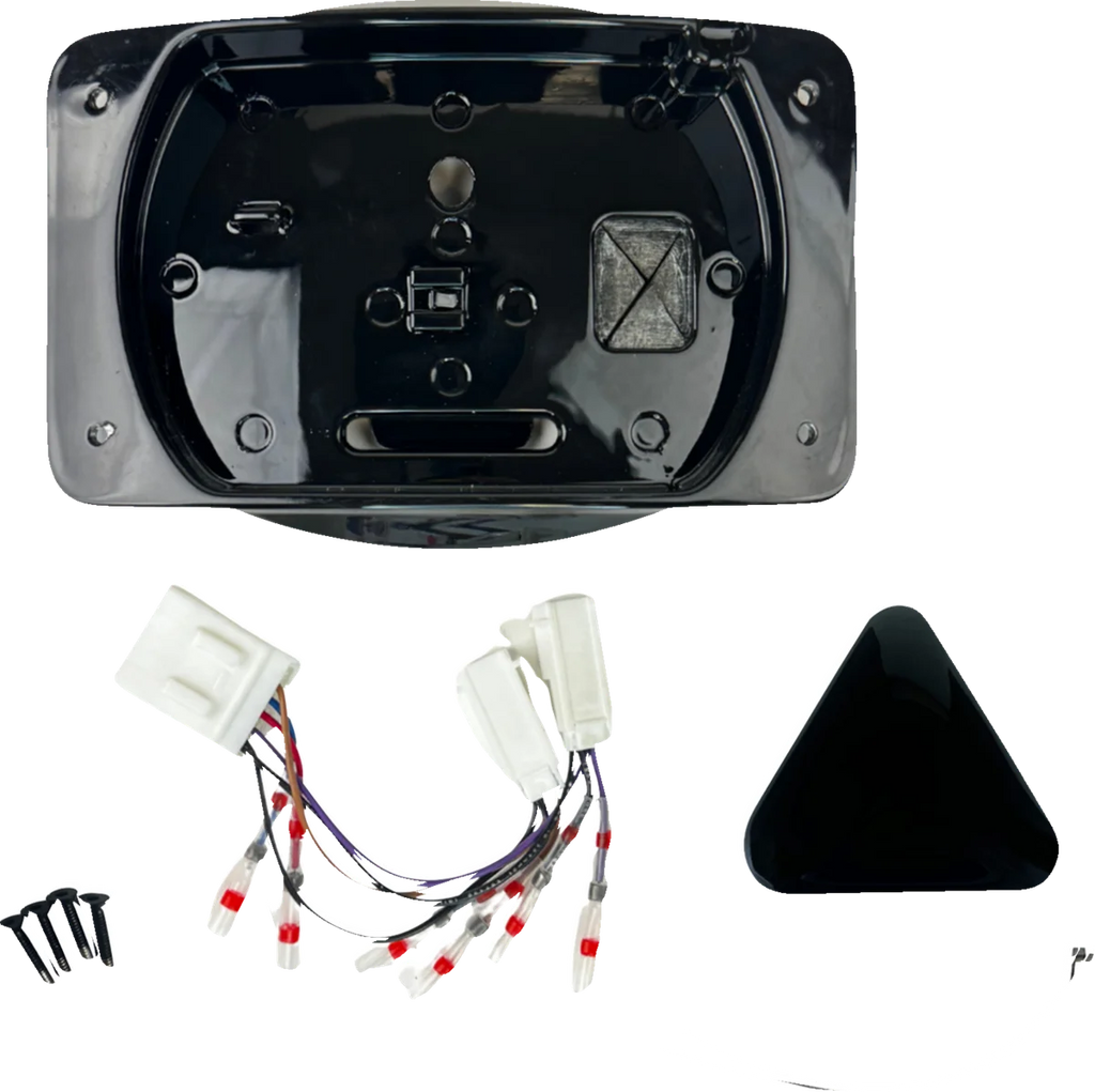 Custom Dynamics Taillight Eliminator/License Plate Mount - Black CD-ELIM-TL-B - Main Product View