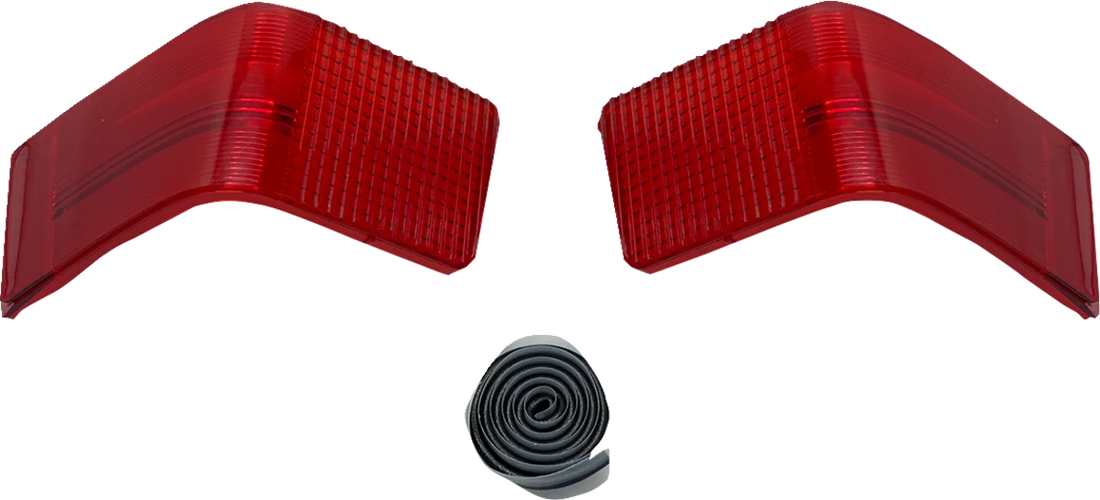 Custom Dynamics Taillight Lens - Tour-Pak - Smoke CD-TP-LENS-S - Side View
