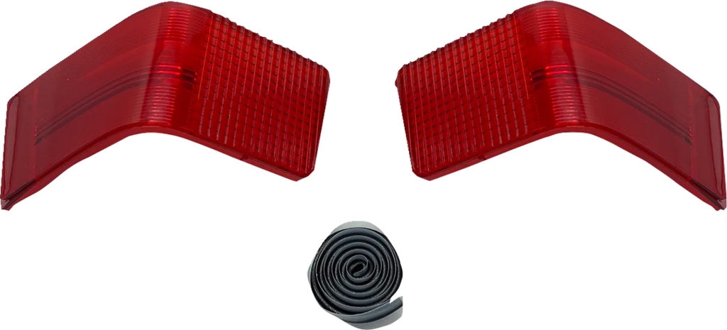 Custom Dynamics Taillight Lens - Tour-Pak - Smoke CD-TP-LENS-S - Side View