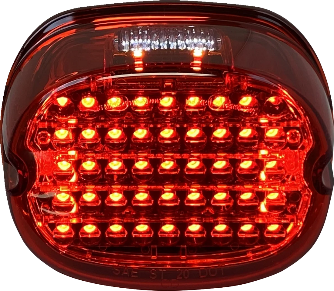 Custom Dynamics Taillight - Top Window - Red CD-TL-TW-R - Side View