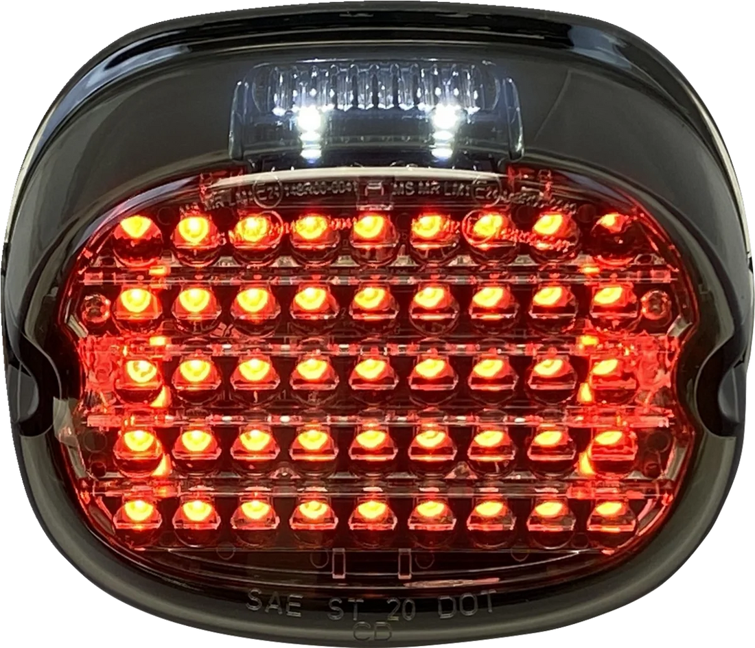 Custom Dynamics Taillight - Top Window - Smoke CD-TL-TW-S - Side View