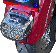 Load image into Gallery viewer, Custom Dynamics Taillight w/ Integrated Turn Signal - Top Window - Smoked Lens CD-INT-TL-W-S - Back View
