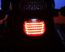 Load image into Gallery viewer, Custom Dynamics Taillight - with License Plate Illumination Window - Red PB-TL-LPW-R - Side View