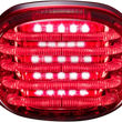 Load image into Gallery viewer, Custom Dynamics Taillight - with License Plate Illumination Window - Red PB-TL-SBW-R - Main Product View