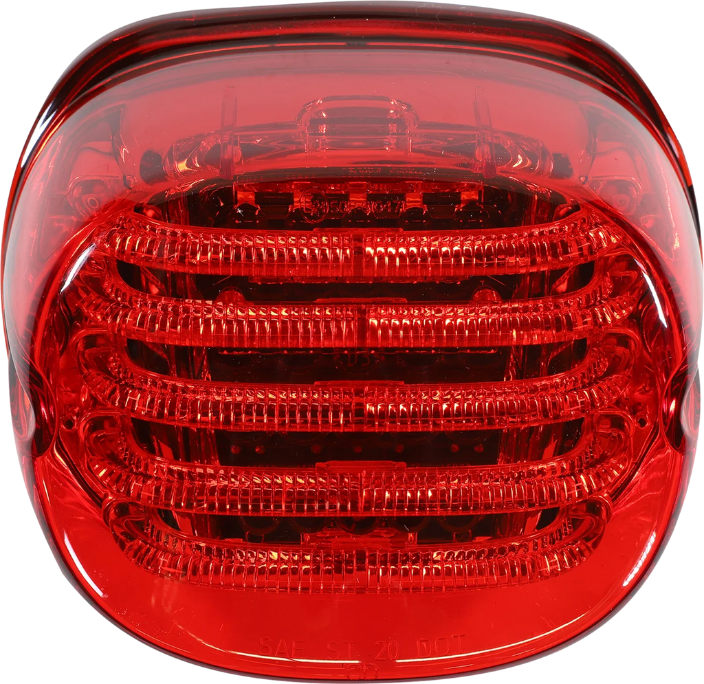Custom Dynamics Taillight - without License Plate Illumination Window - Red PB-TL-LP-R - Main Product View