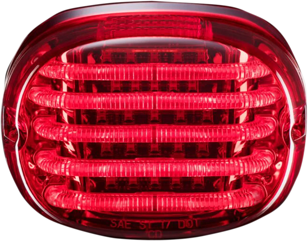 Custom Dynamics Taillight - without License Plate Illumination Window - Red PB-TL-SB-R - Main Product View
