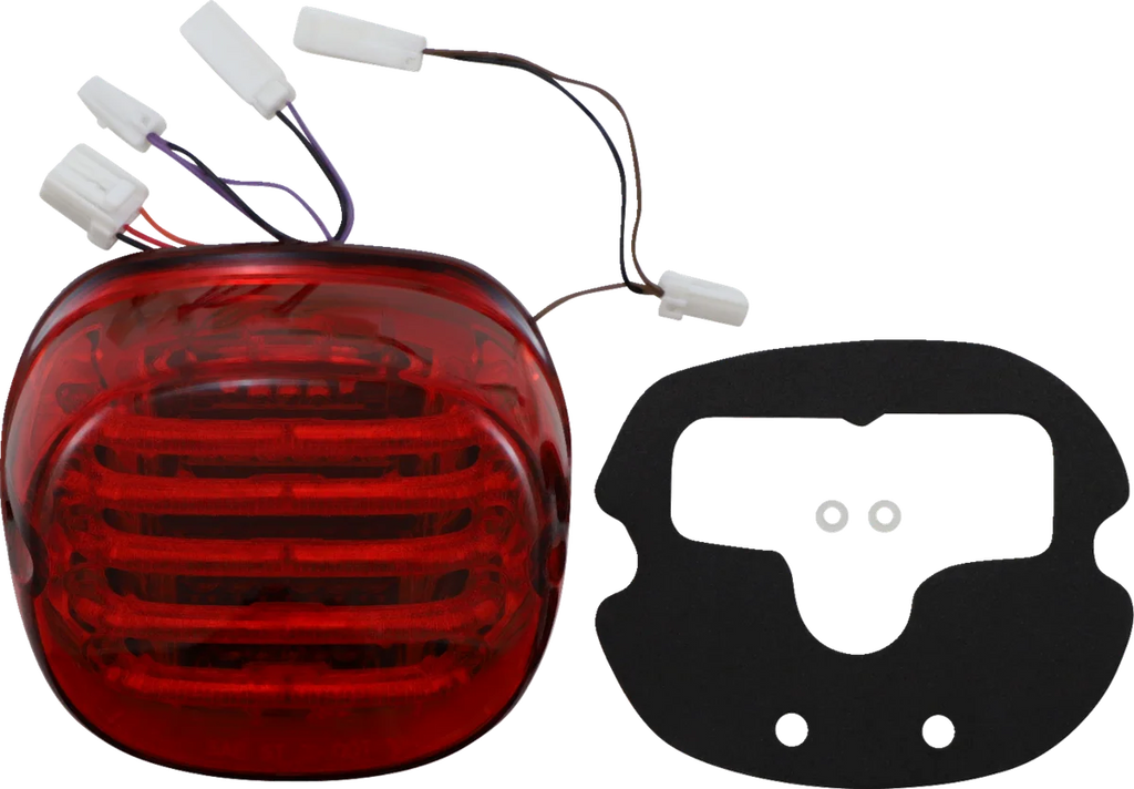 Custom Dynamics Taillight/Turn Signal - Red Lens PB-TL-INT-NW-R - Main Product View