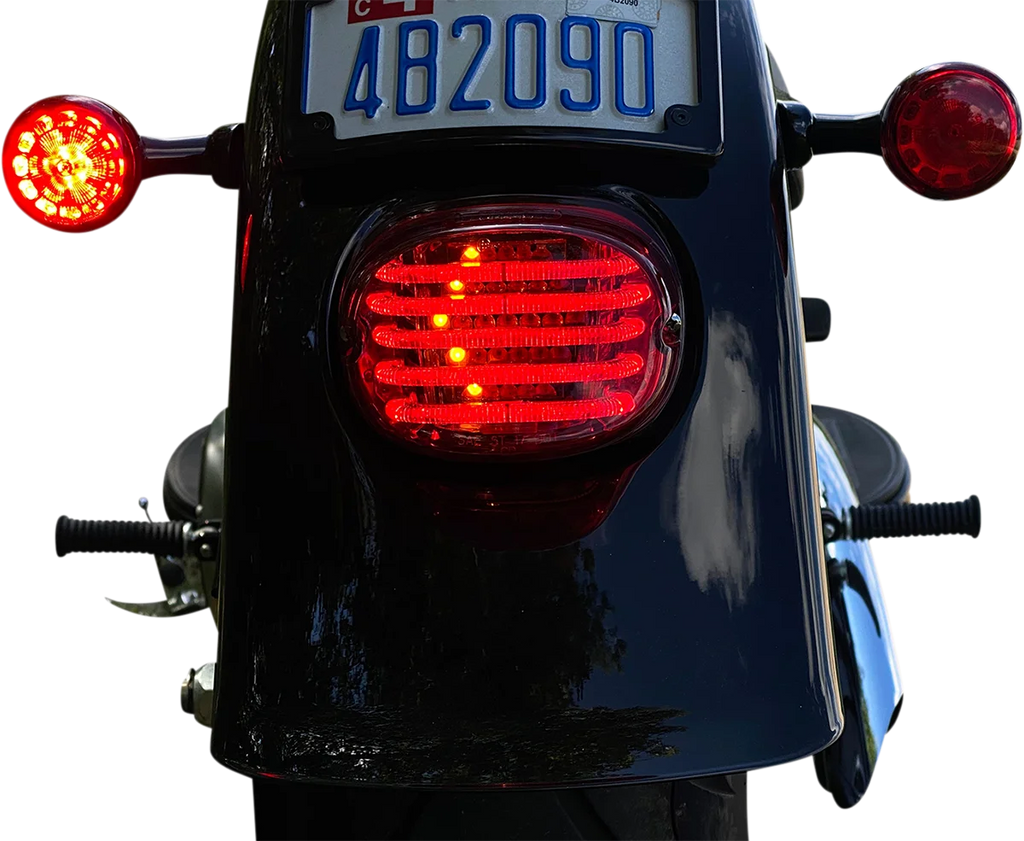 Custom Dynamics Taillight/Turn Signal - Top Window - Red Lens PB-TL-INT-TW-R - Main Product View