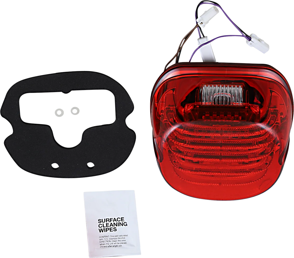 Custom Dynamics Taillight/Turn Signal - Top Window - Red Lens PB-TL-INT-TW-R - Side View