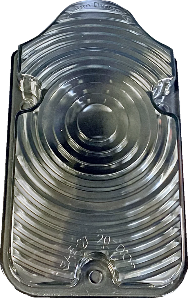 Custom Dynamics Tombstone Taillight Lens - Smoke CD-TOMB-SMOKE - Side View