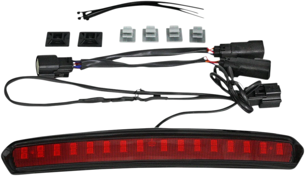 Custom Dynamics Tour Pack Lid Light - Black/Red CD-TP-LID-BR - Main Product View