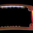 Load image into Gallery viewer, Custom Dynamics Tri-Radius License Plate Frame w Flushmount LEDs - Black TF06-B - Installation View