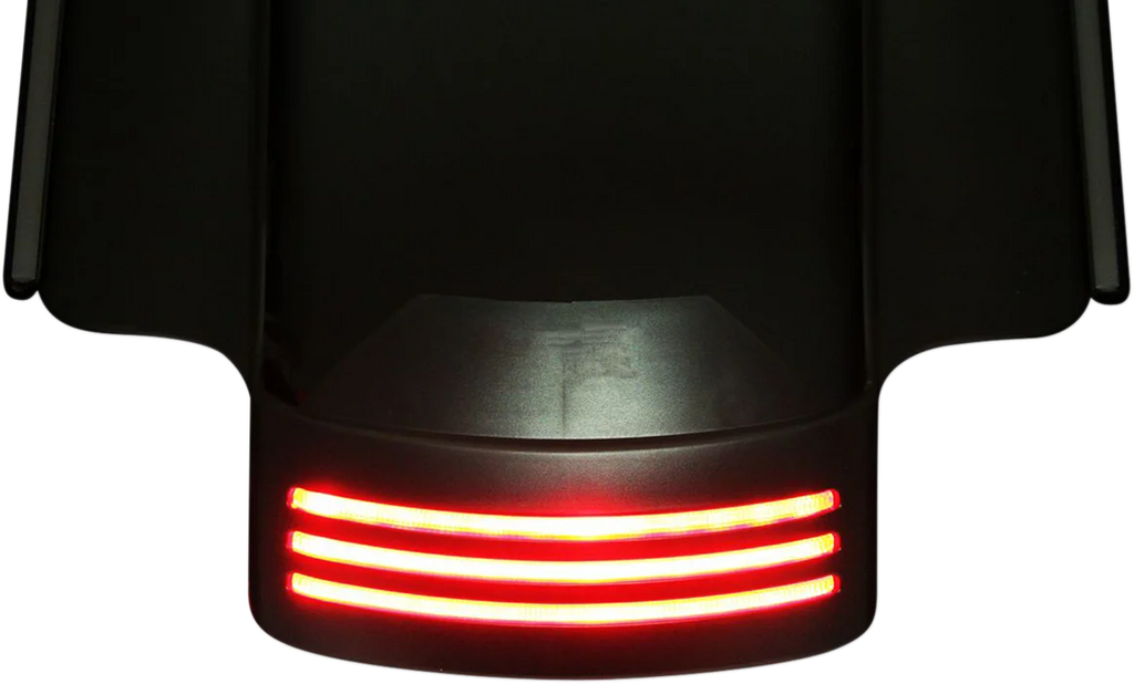 Custom Dynamics Tribar Taillight - '06-'09 - Red PB-TRI-1-RED - Side View
