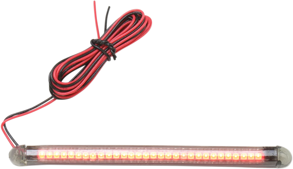 Custom Dynamics TruFLEX® LED Strip - 4.5" - Red/Smoke TF30RS - Side View