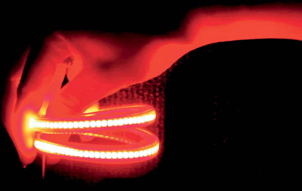 Custom Dynamics TruFLEX® LED Strip - 9.8" - Red/Red TF75RR - Installation View