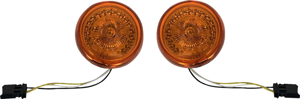 Custom Dynamics Turn Signal - Amber Lens - CVO PB-AA-JAE-A - Main Product View