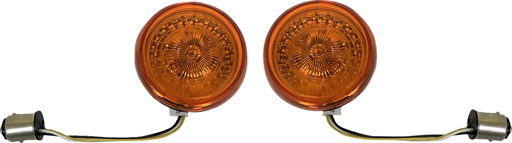 Custom Dynamics Turn Signal - Amber Lens - CVO PB-AA-JAE-A - Side View