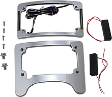 Load image into Gallery viewer, Custom Dynamics Turn Signal Eliminator/Illuminated Tri-Frame - Chrome TS-ELIM-06HW-C - Main Product View