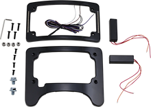 Load image into Gallery viewer, Custom Dynamics Turn Signal Eliminator/Illuminated Tri-Frame - Chrome TS-ELIM-06HW-C - Back View