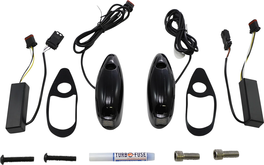 Custom Dynamics Turn Signal - FLTR - Gloss Black PB-RG-TS-15-B - Main Product View