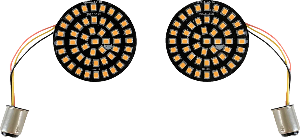 Custom Dynamics Turn Signal Insert - LED - Amber - 1157 GEN-4-A-1157 - Side View