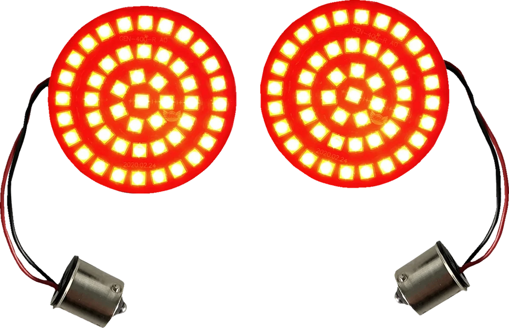 Custom Dynamics Turn Signal Insert - LED - Red - 1156 GEN-4-R-1156 - Main Product View