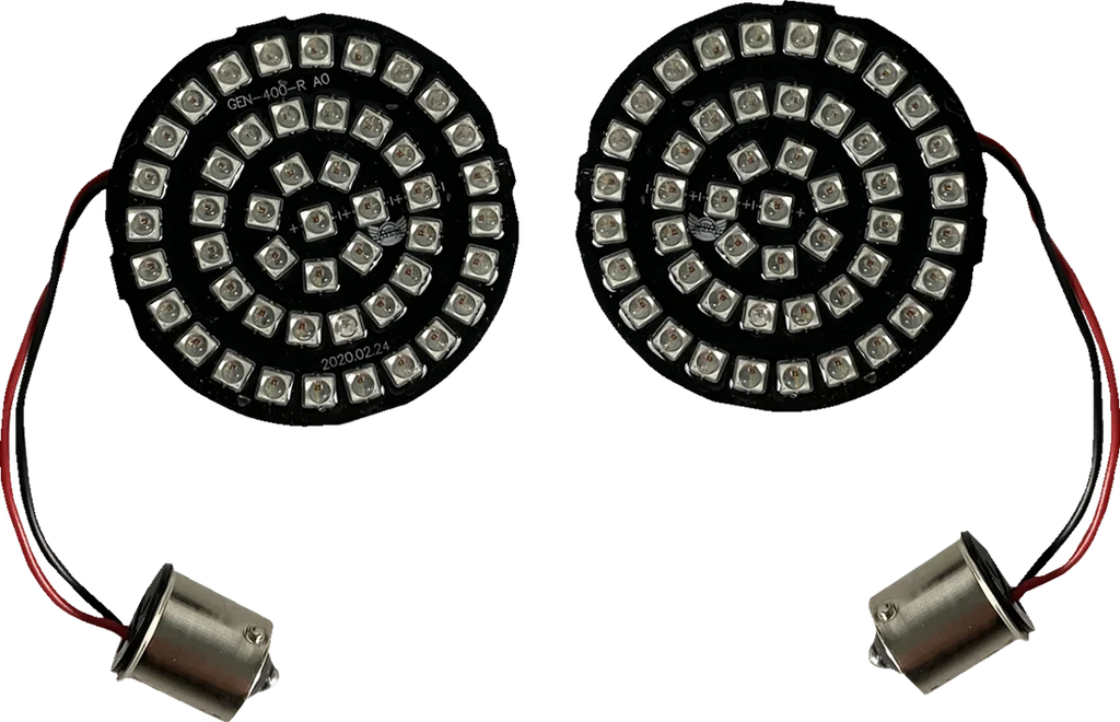 Custom Dynamics Turn Signal Insert - LED - Red - 1156 GEN-4-R-1156 - Side View