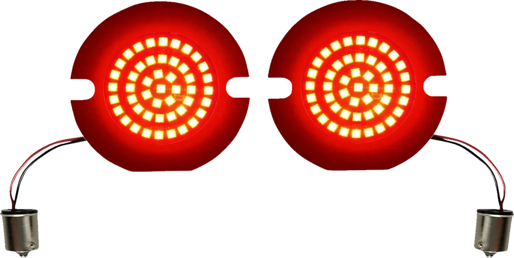 Custom Dynamics Turn Signal Insert - LED - Red - Flat GEN-4-R-1156-T - Main Product View