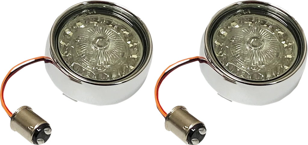 Custom Dynamics Turn Signal Insert - Red/Smoke PBBB-RR-1157CS - Main Product View