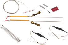 Load image into Gallery viewer, Custom Dynamics WRAPZ® Fork Lights - 39 mm - Amber Lens TW39AA - Back View