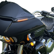 Load image into Gallery viewer, Custom Dynamics Windshield Trim - Black CD-RG-WT-AW2-B - Back View