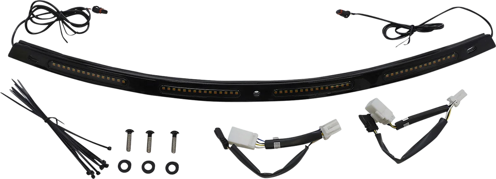 Custom Dynamics Windshield Trim - Black CD-WT2-01-B - Main Product View