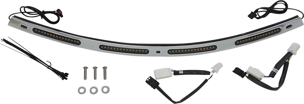 Custom Dynamics Windshield Trim - Chrome CD-WT2-01-C - Main Product View