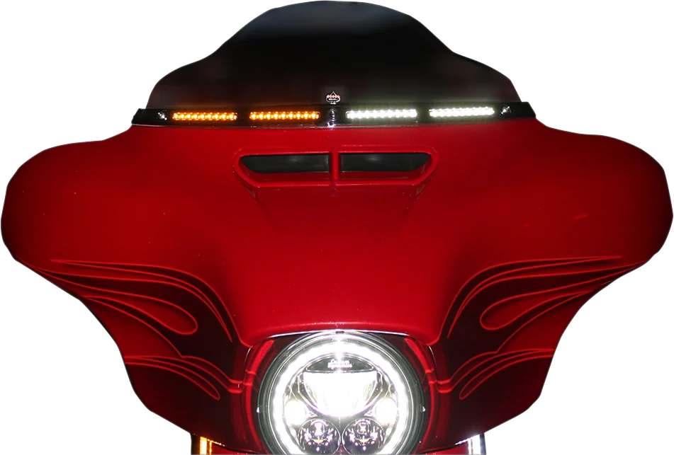 Custom Dynamics Windshield Trim - Chrome CD-WT2-05-C - Main Product View