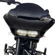 Load image into Gallery viewer, Custom Dynamics Windshield Trim - Sequential Turn Signal - Black CD-RG-SWT-AW2-B - Side View