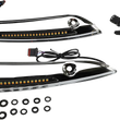 Load image into Gallery viewer, Custom Dynamics Windshield Trim - Sequential Turn Signal - Chrome CD-RG-SWT-AW2-C - Main Product View