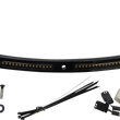 Load image into Gallery viewer, Custom Dynamics Windshield Trim - Sequential Turn Signals - Black CD-WT2-SEQ-05-B - Main Product View