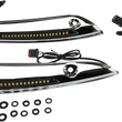 Load image into Gallery viewer, Custom Dynamics Windshield Trim - Sequential Turn Signal - Chrome CD-RG-SWT-AW2-C - Main Product View